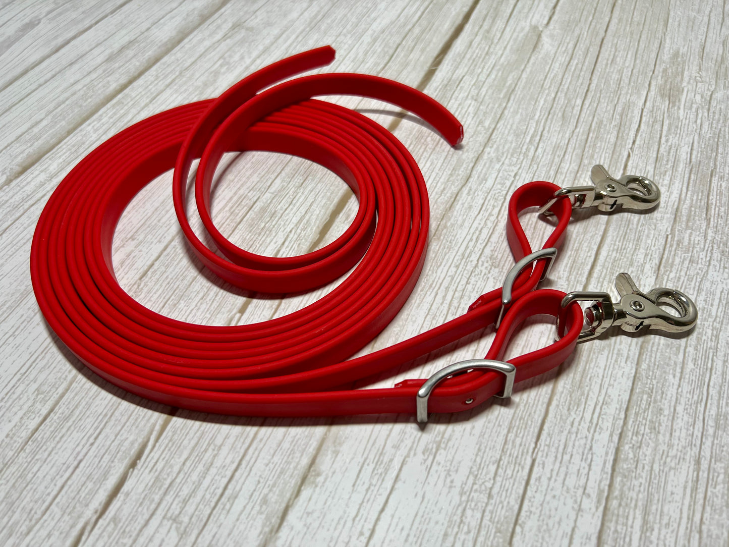 8ft Split Reins Biothane Super Heavy *Made to order*