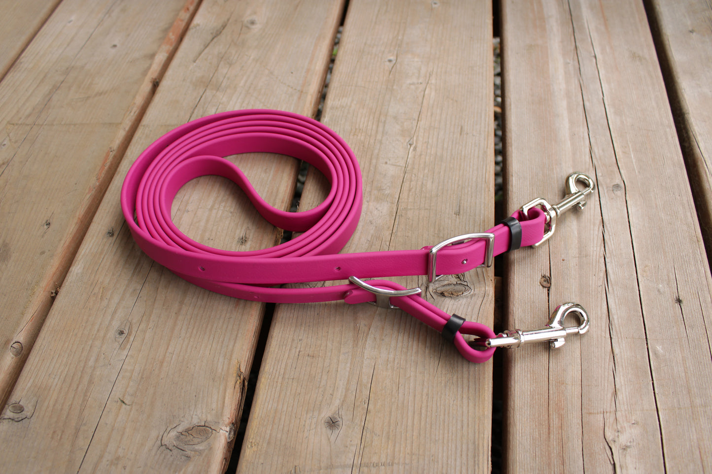 Rêne attachée en BioThane 3/4” *Fabriquée sur commande*