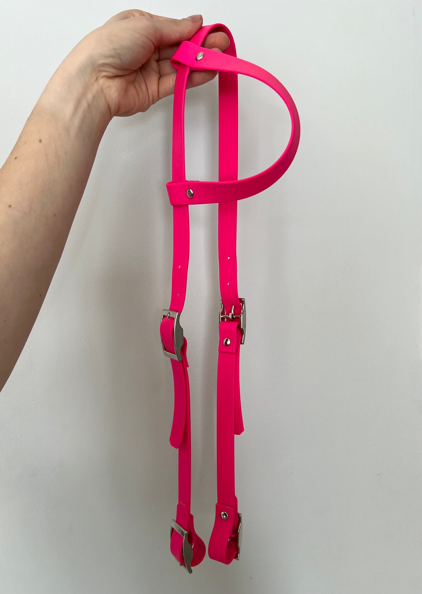 Bride à une oreille en Biothane – Taille Poney *Fabriquée sur commande*