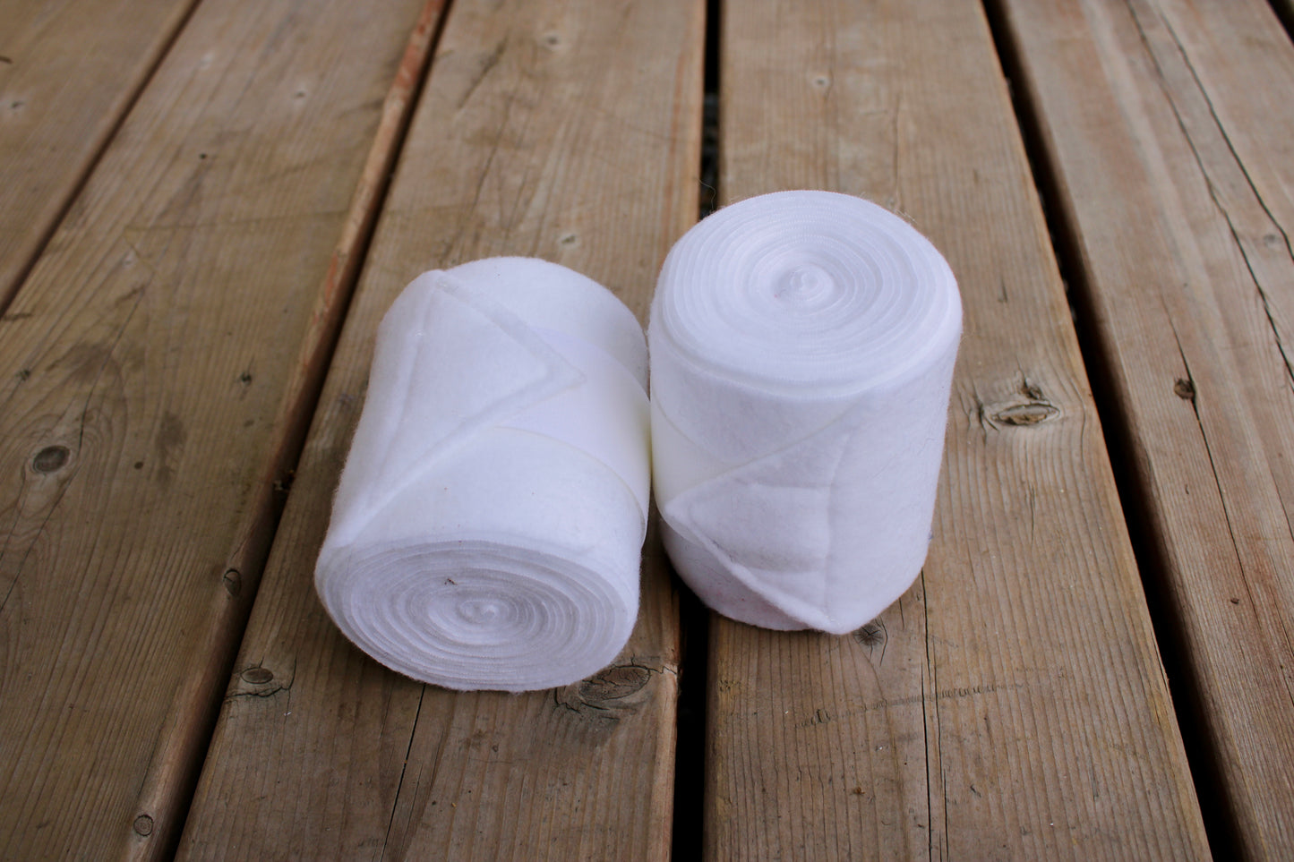 Set of 2 Horse Polo Wraps - White