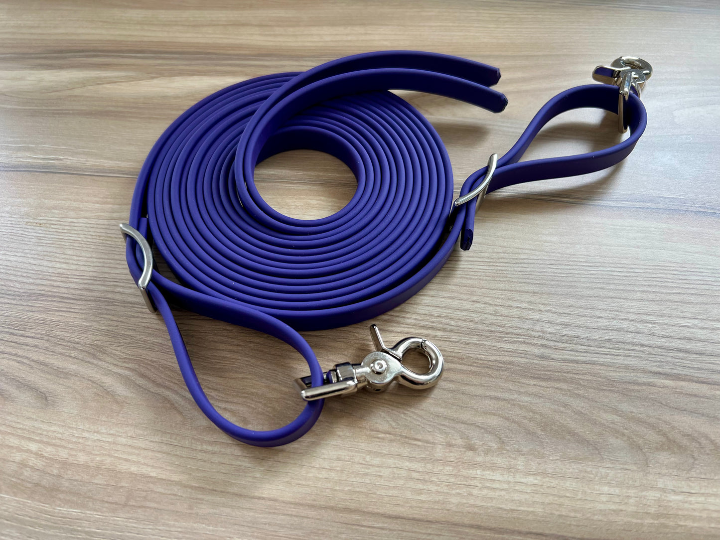 8ft Split Reins Biothane Super Heavy *Made to order*