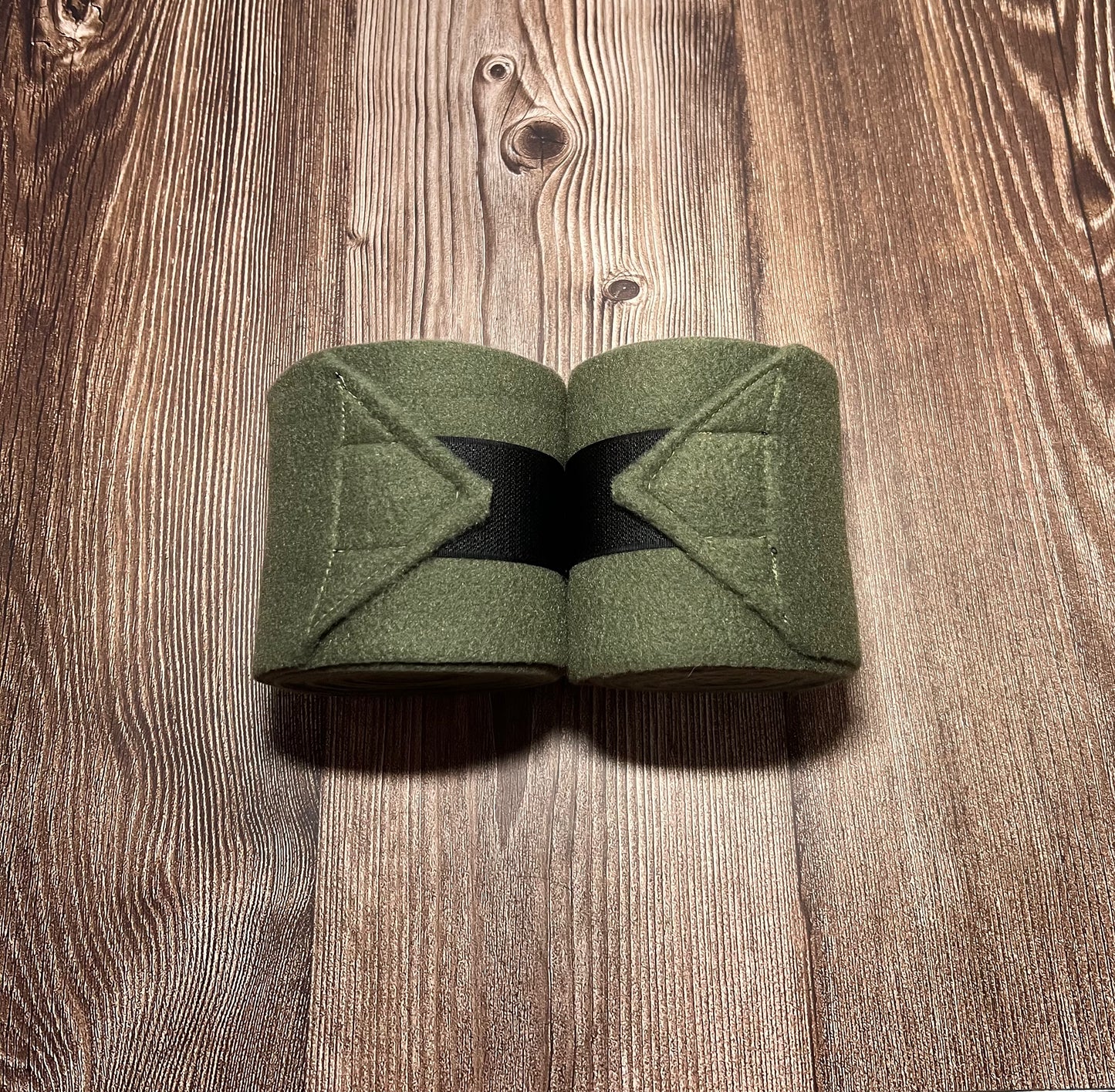 Set of 2 Horse Polo Wraps - Olive Green