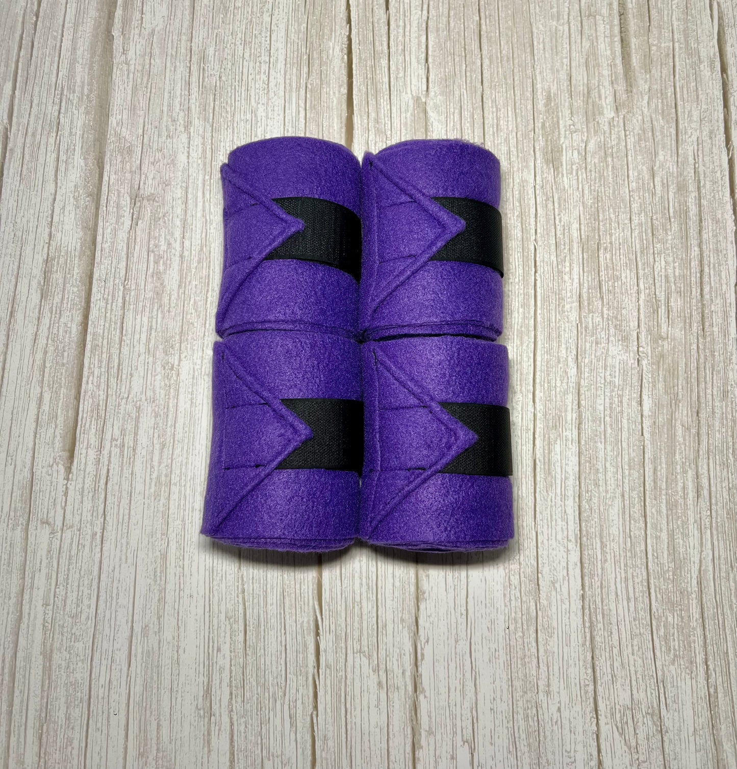 Set of 4 Horse Polo Wraps - Purple