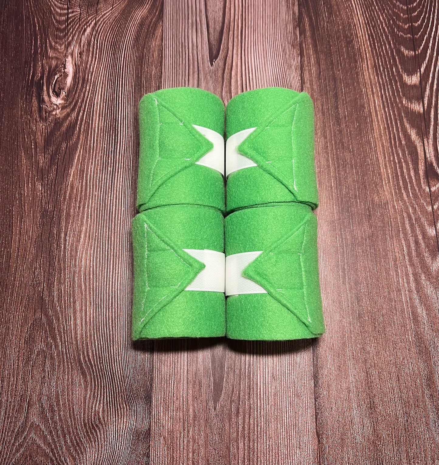 Set of 4 Horse Polo Wraps - Kelly Green