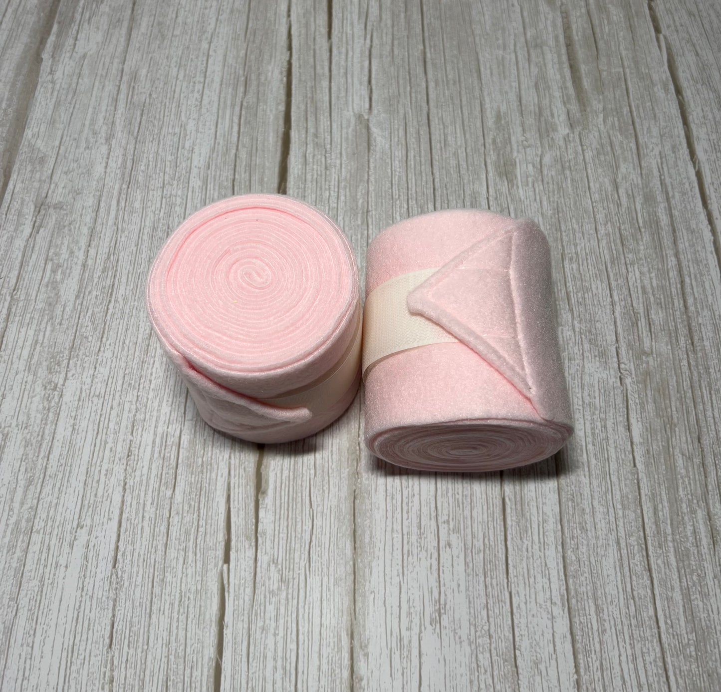 Set of 2 Horse Polo Wraps - Baby Pink