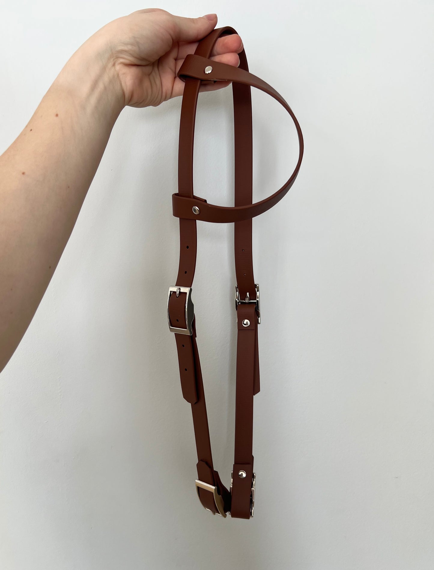 One-Ear Biothane Headstall – Cob to Full Size - Choice of Color