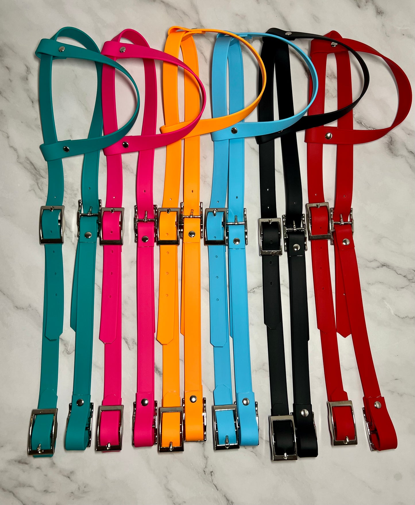 One-Ear Biothane Headstall – Full to X-Full Size - Choice of Color