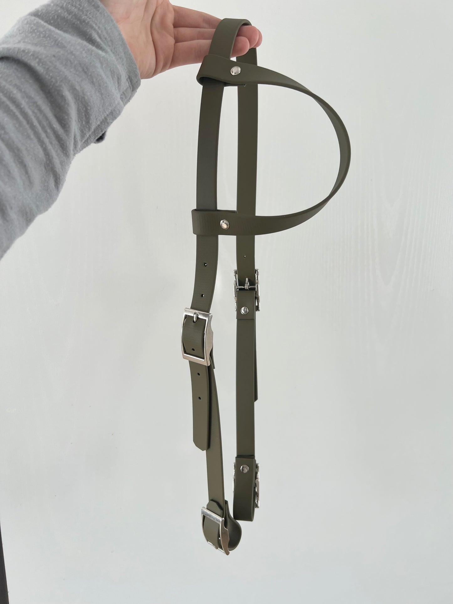 One-Ear Biothane Headstall – Cob to Full Size - Choice of Color