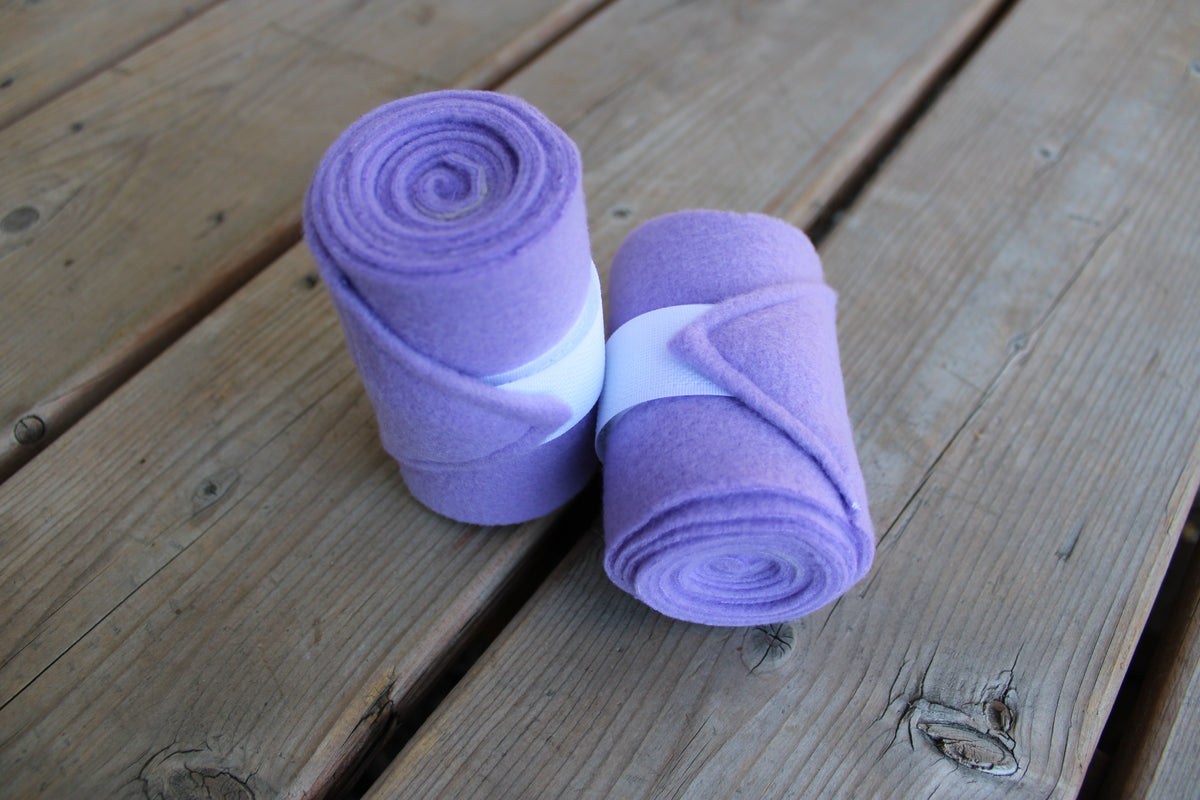 Set of 2 Miniature Polo Wraps - Iris Purple