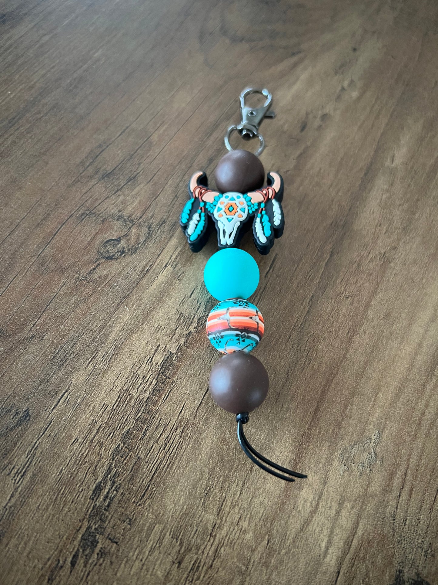 Silicone Bead Keychain