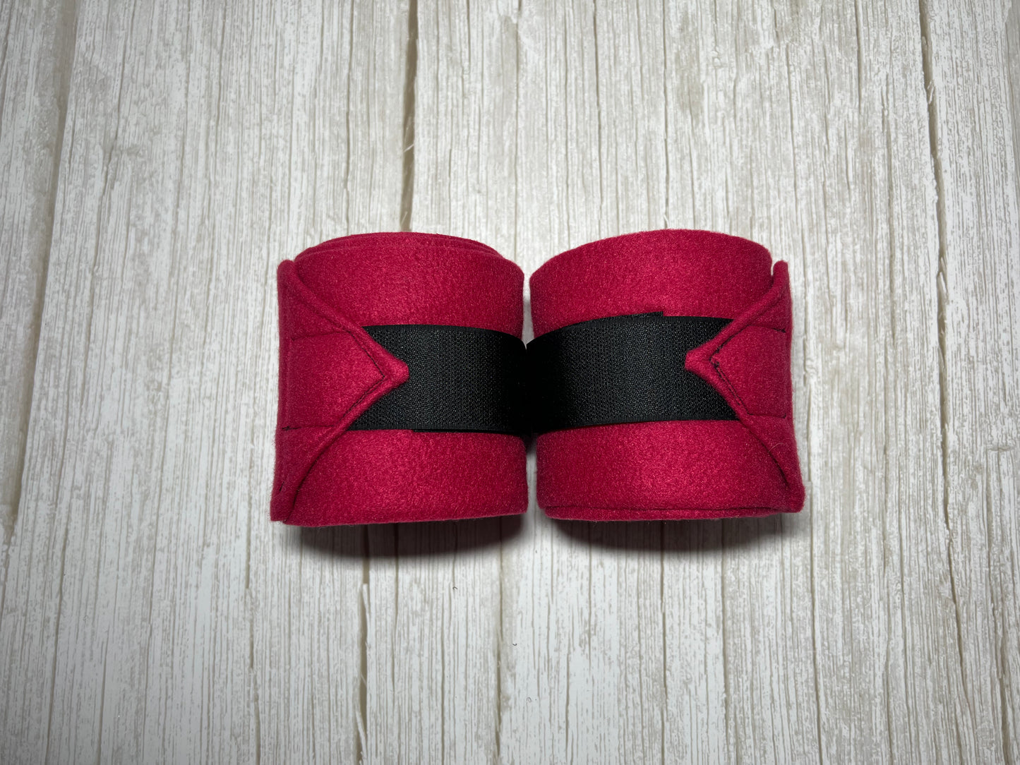 Set of 2 Horse Polo Wraps - Rasberry Pink