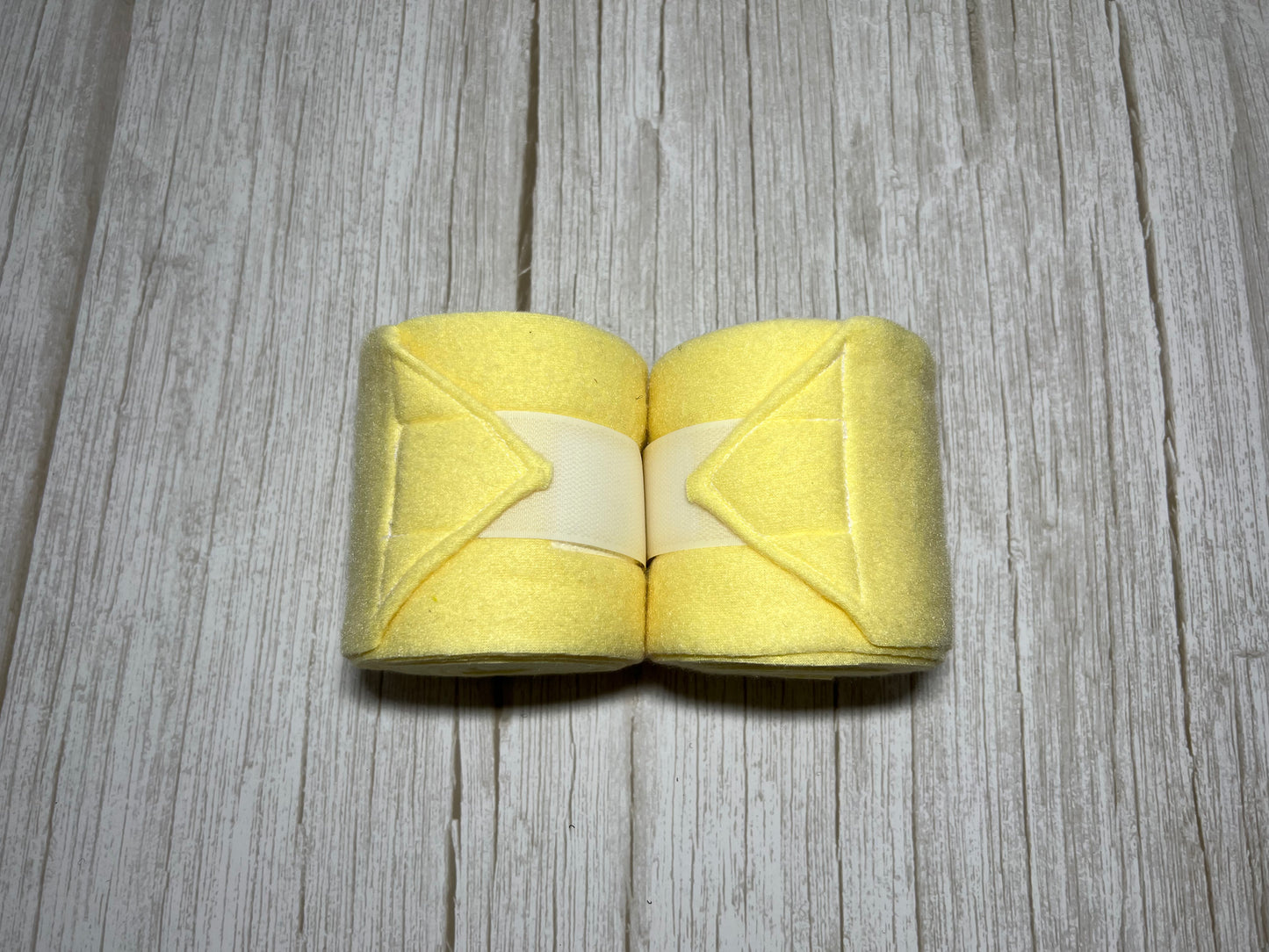 Set of 2 Horse Polo Wraps - Banana Yellow