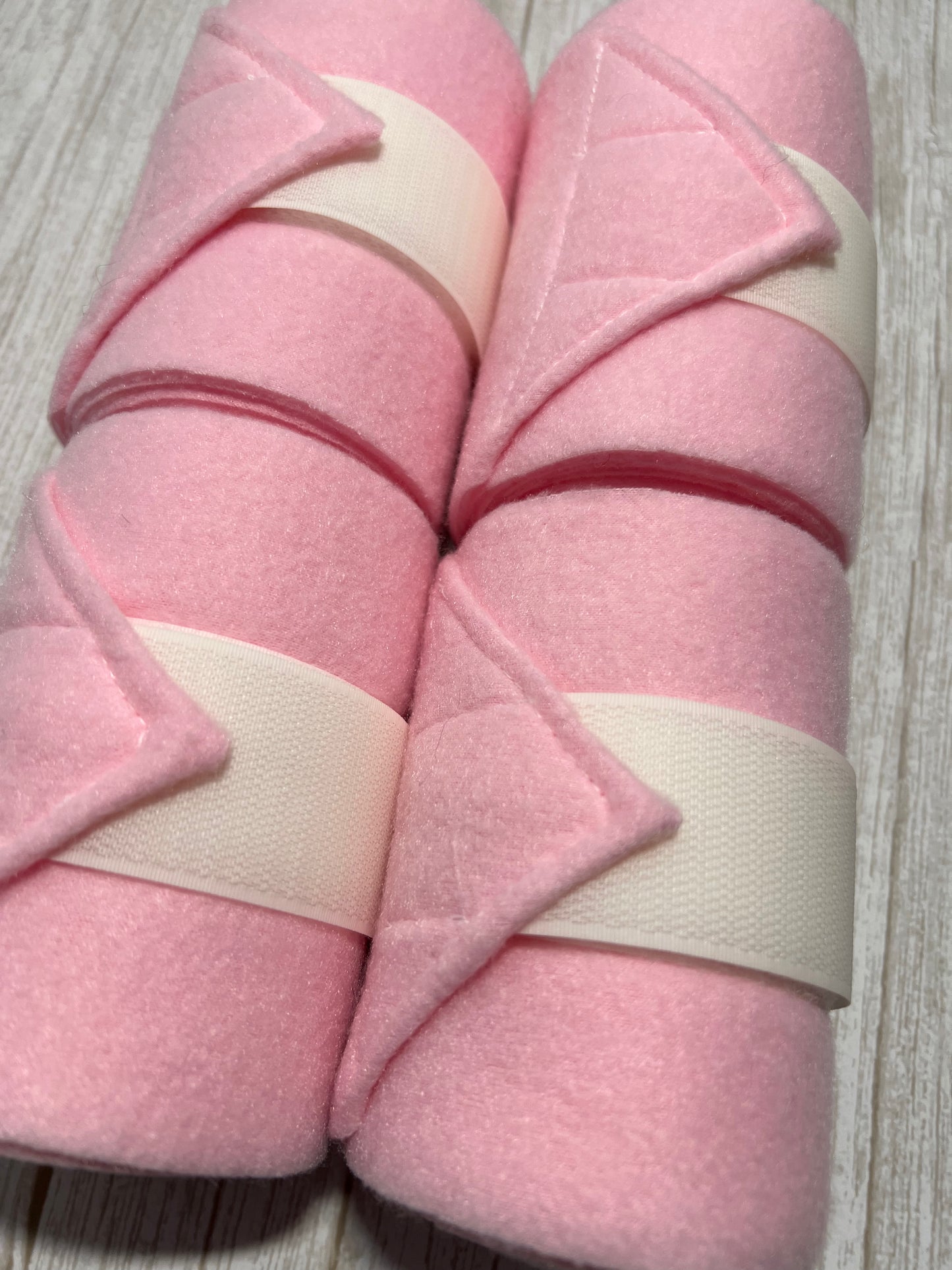 Set of 4 Horse Polo Wraps - Cotton Candy Pink