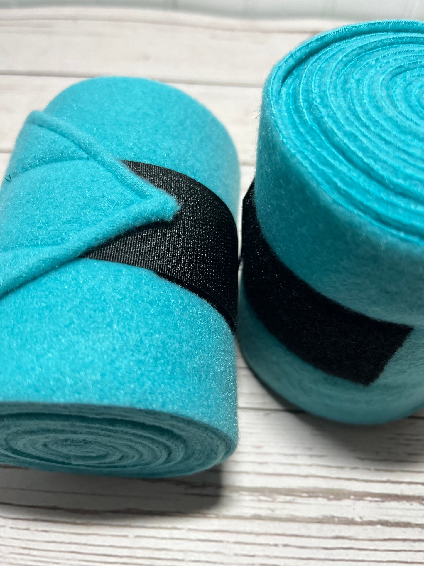Set of 2 Horse Polo Wraps - Turquoise