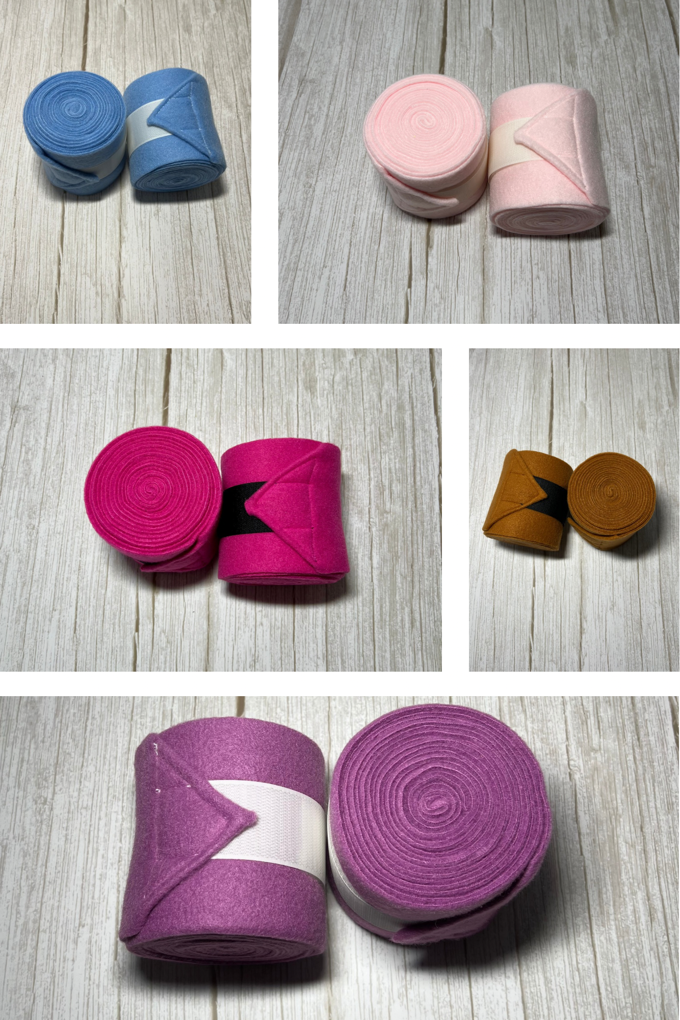Horse Size Polo Wraps - Solid Colors