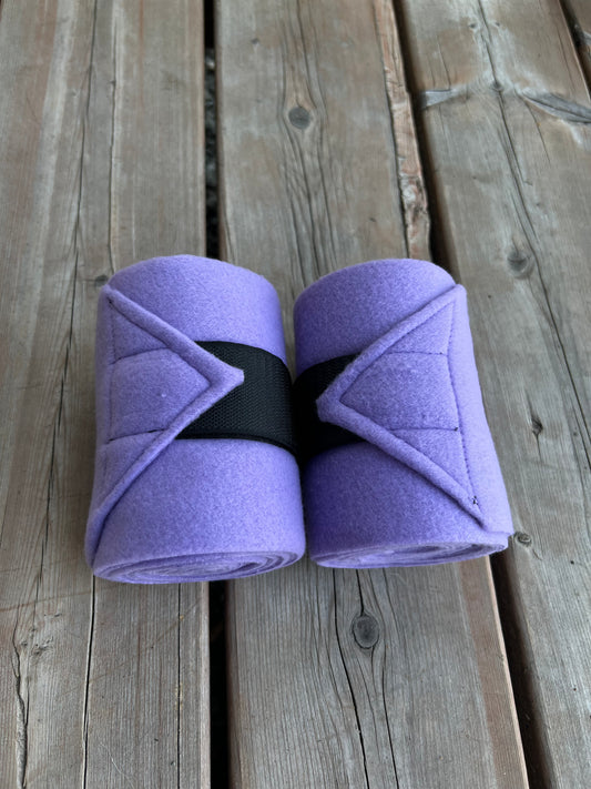 Set of 2 Horse Polo Wraps - Iris Purple