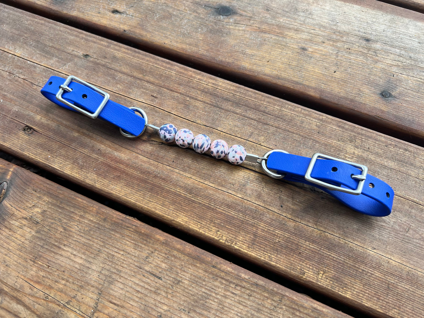 Beaded Silicone Curb Strap with BioThane