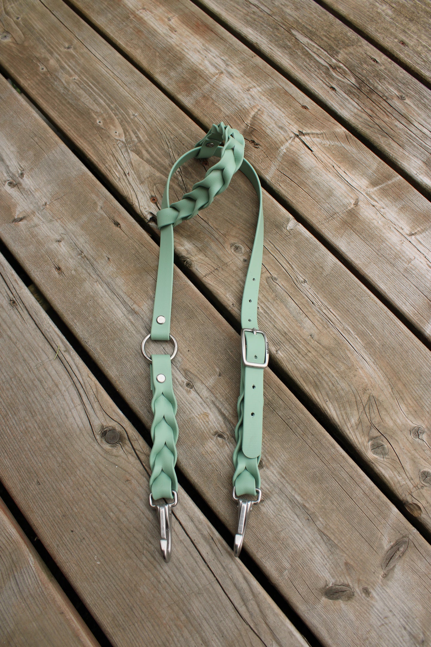 One-Ear Fully Braided BioThane Headstall – MaRivale Standard *Made to Order*