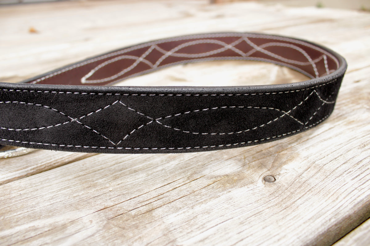 Black Suede Belt