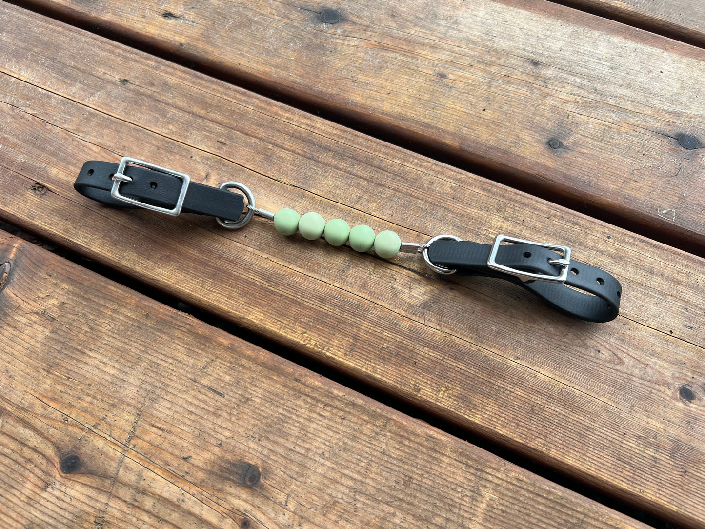 Beaded Silicone Curb Strap with BioThane