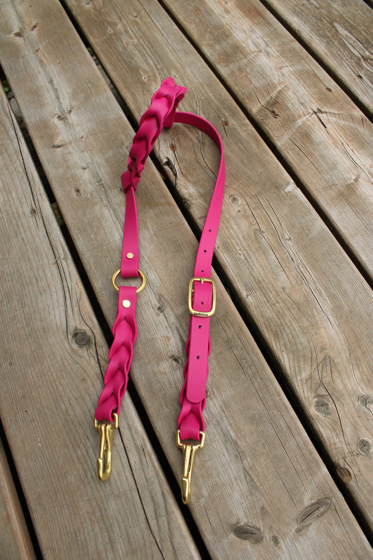 One-Ear Fully Braided BioThane Headstall – MaRivale Standard *Made to Order*