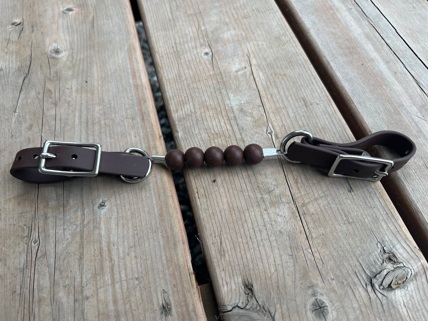Beaded Silicone Curb Strap with BioThane