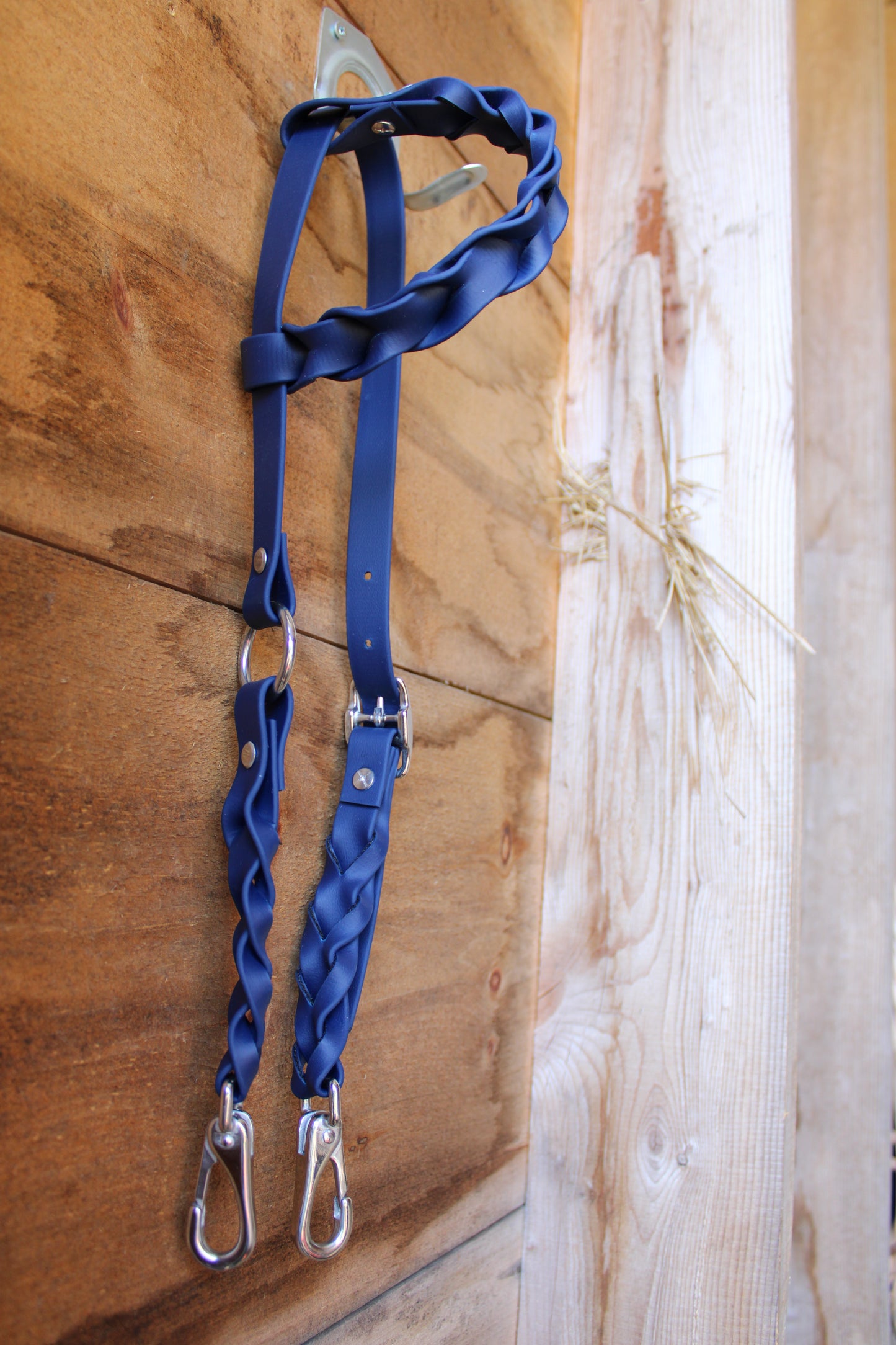 One-Ear Fully Braided BioThane Headstall – MaRivale Standard *Made to Order*