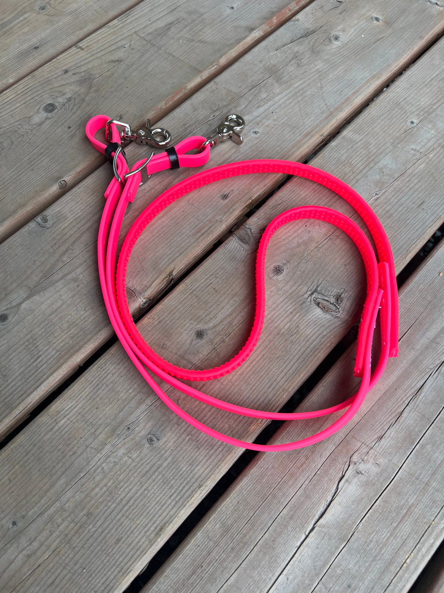 Rêne ajustable BioThane 5/8” avec Super Grip *Fabriquée sur commande*