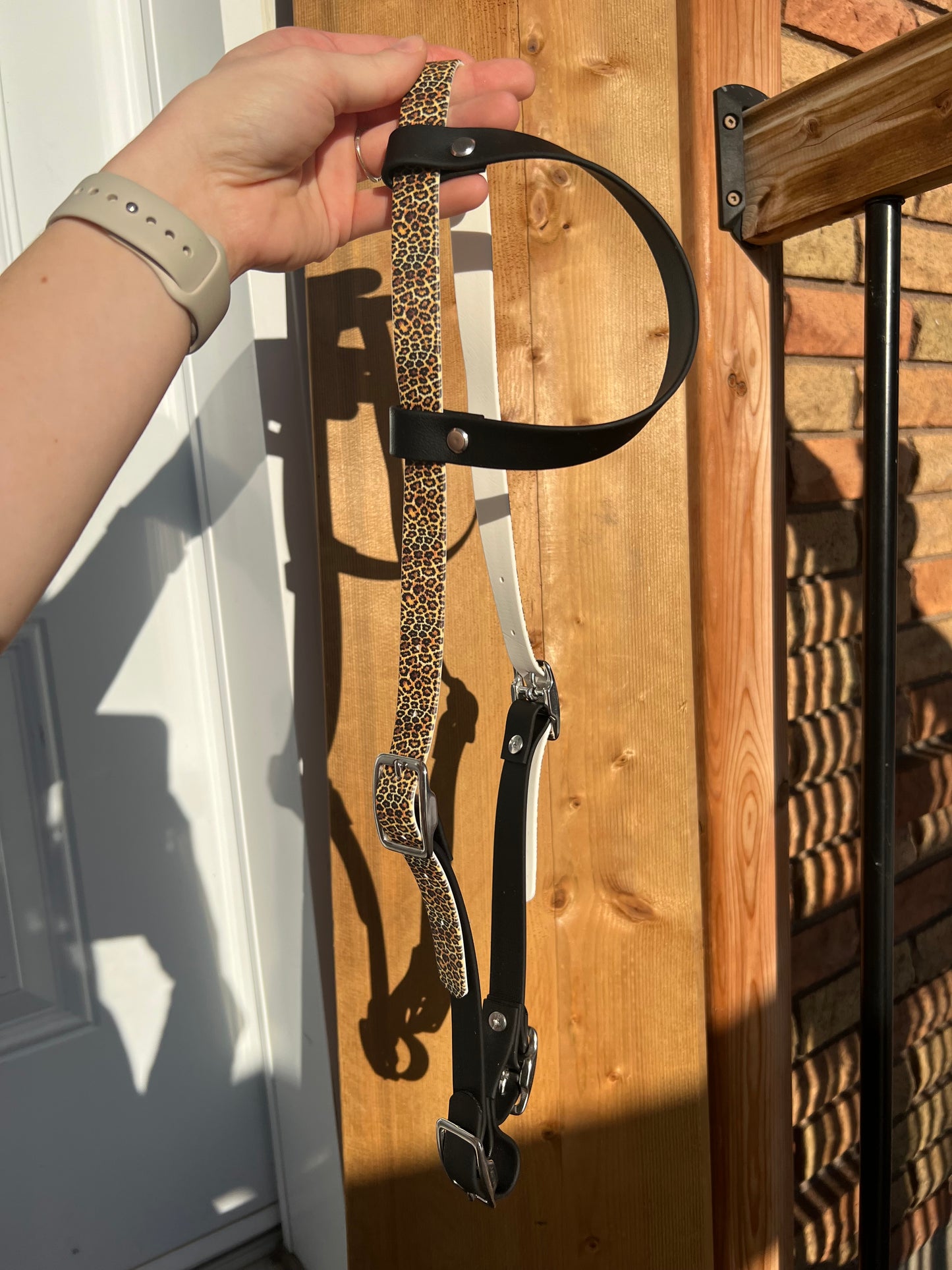 One-Ear Printed Biothane Headstall – MaRivale Standard - IN STOCK