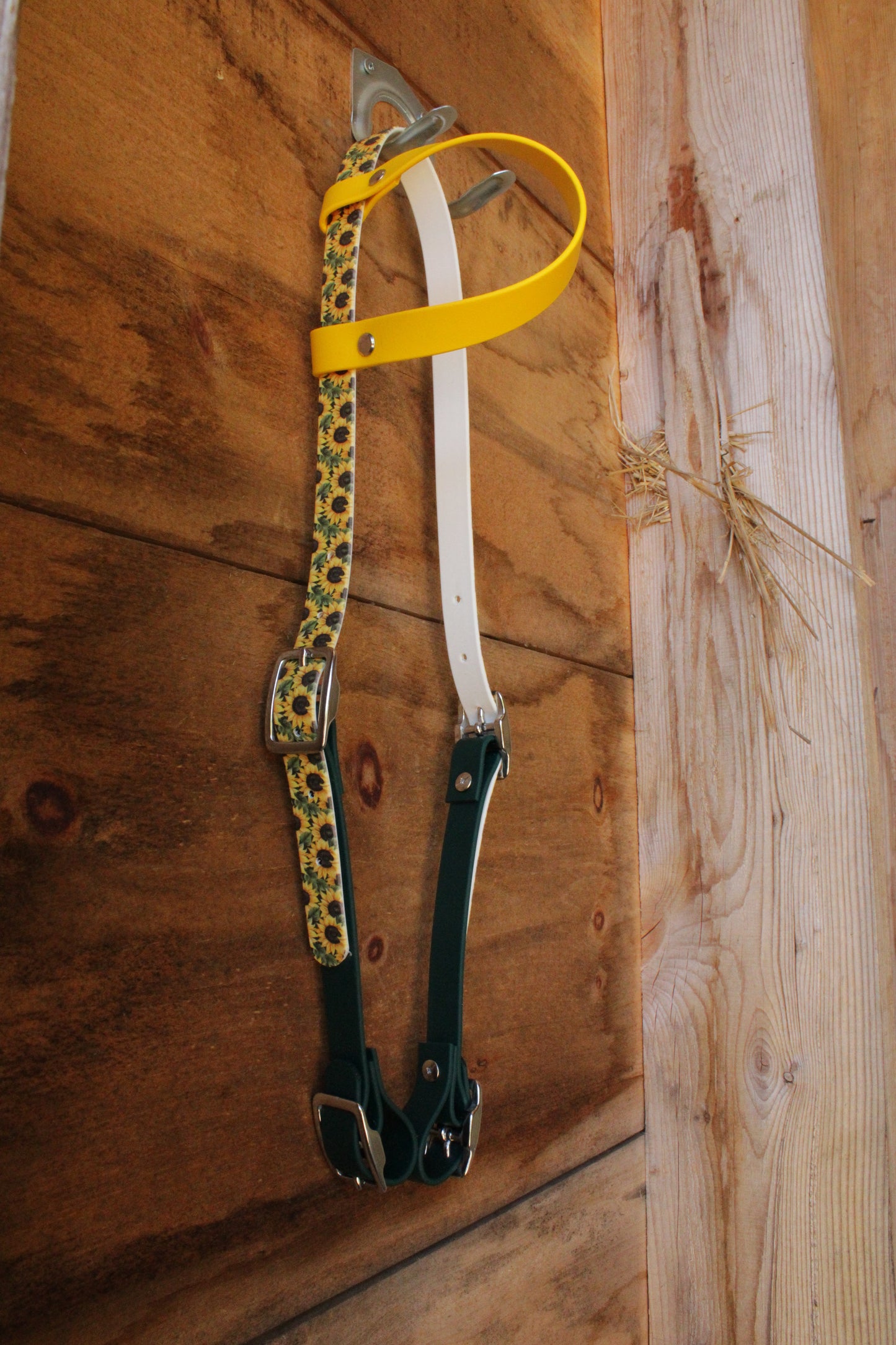 One-Ear Printed Biothane Headstall – MaRivale Standard - IN STOCK