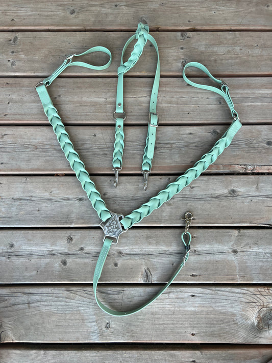 Braided Headstall & Breast Collar Set