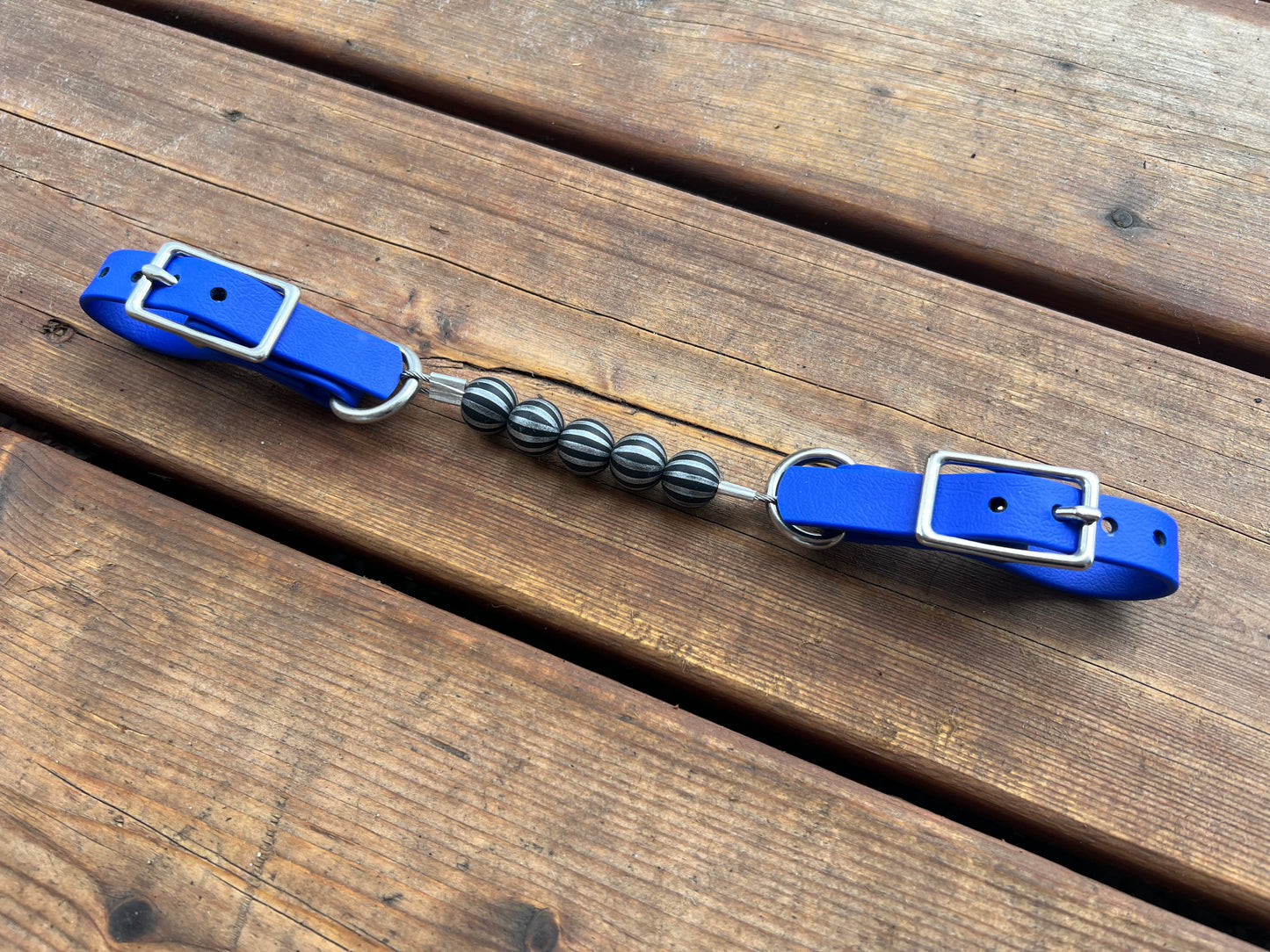 Beaded Silicone Curb Strap with BioThane