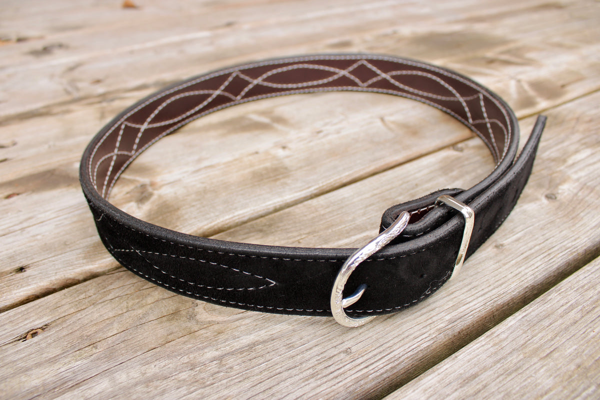 Black Suede Belt