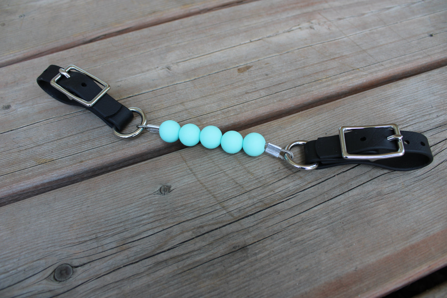 Gourmettes en billes de silicone avec BioThane