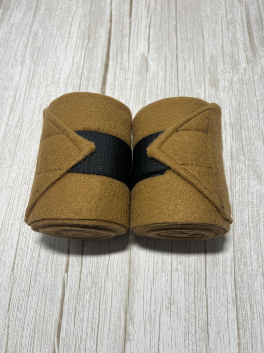 Set of 2 Horse Polo Wraps - Brown Sugar