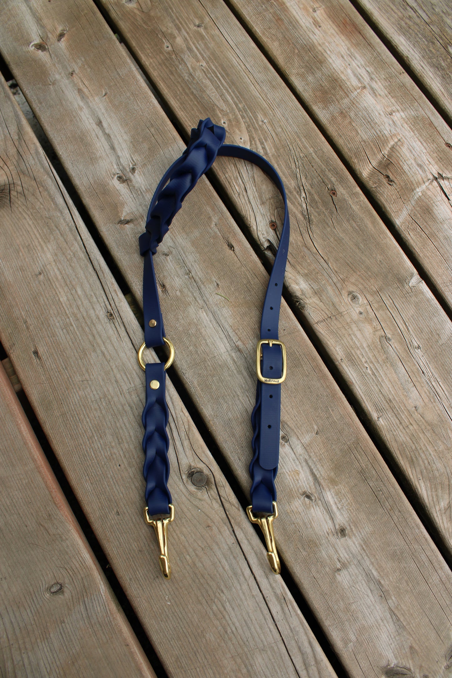 One-Ear Fully Braided BioThane Headstall – MaRivale Standard *Made to Order*