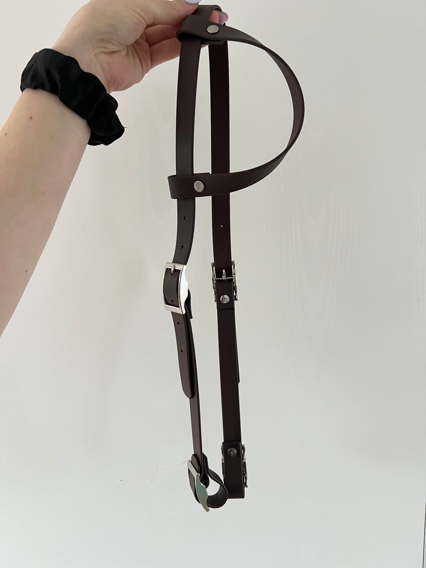 One-Ear Biothane Headstall – X-Full Size *Made to order*