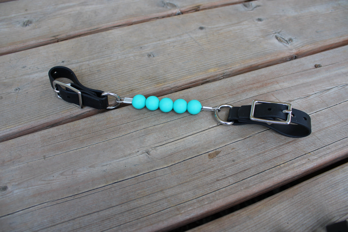 Gourmettes en billes de silicone avec BioThane