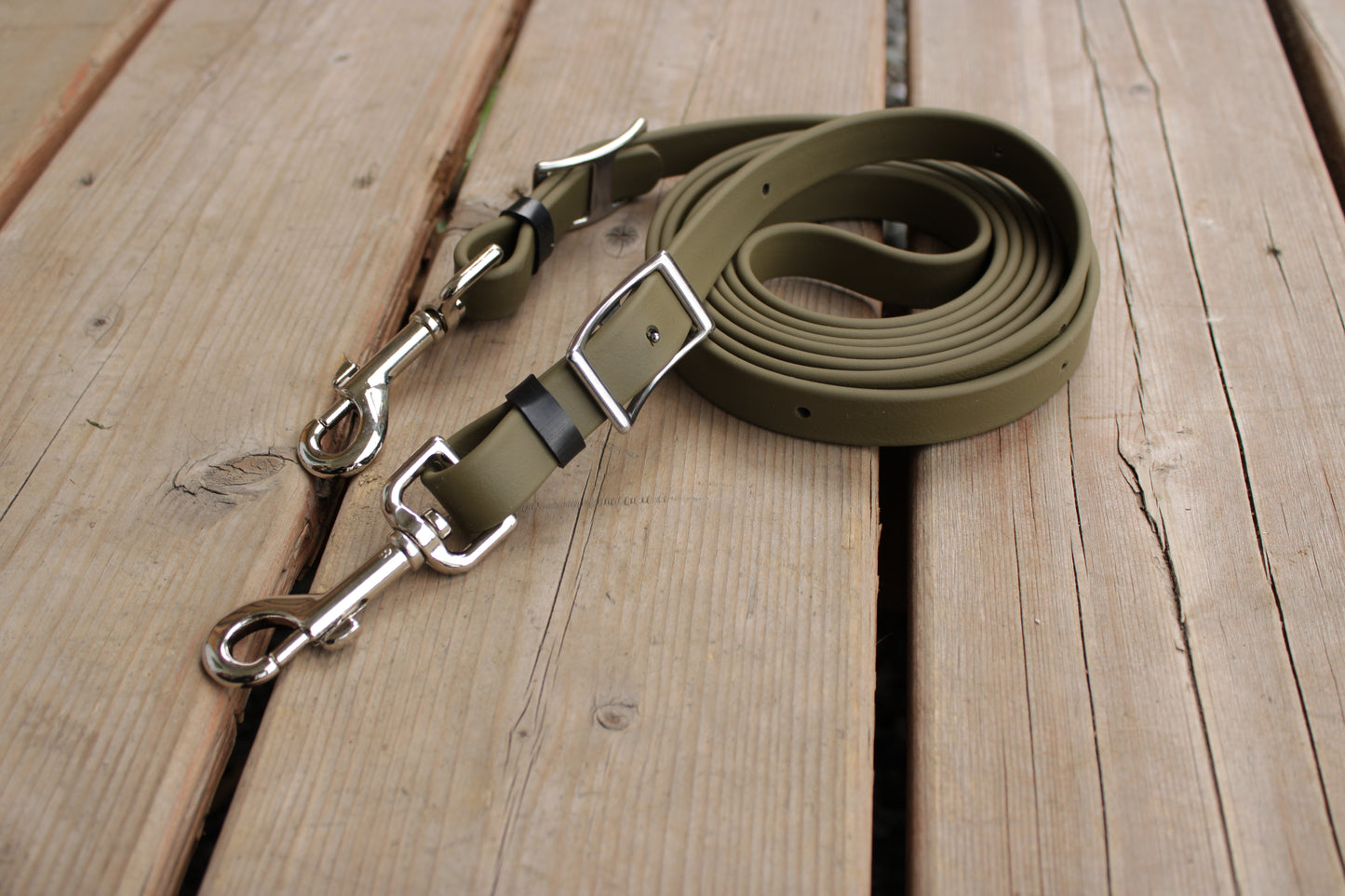 Rêne attachée en BioThane 3/4” *Fabriquée sur commande*