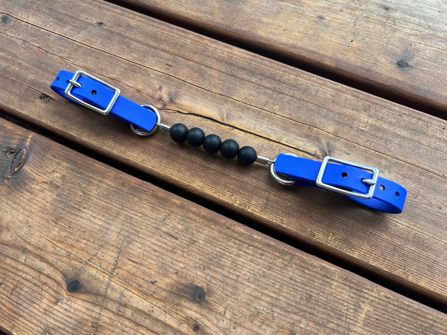Beaded Silicone Curb Strap with BioThane