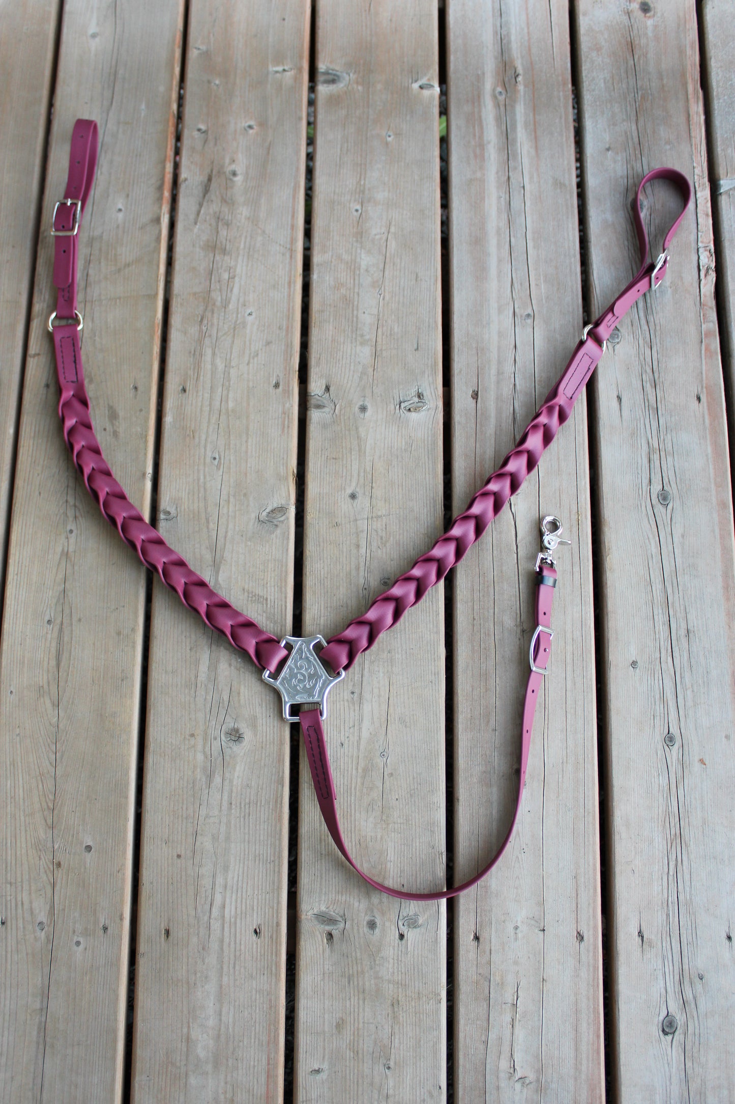BioThane Braided Breast Collar – MaRivale Signature *Made to order*