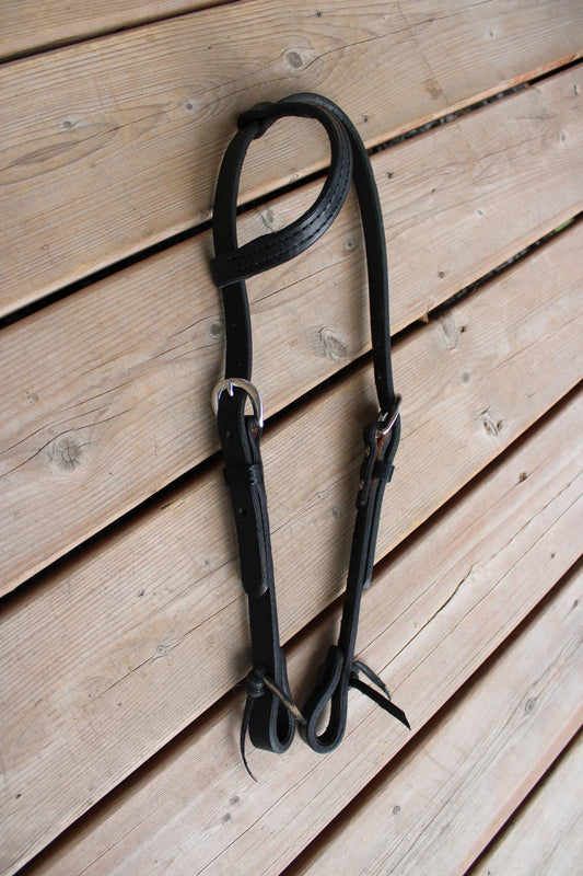 Black Leather Headstall #2