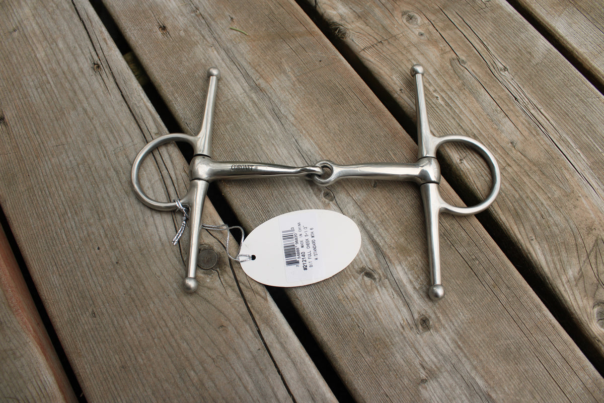 Full Cheek Snaffle Bit 5.5”