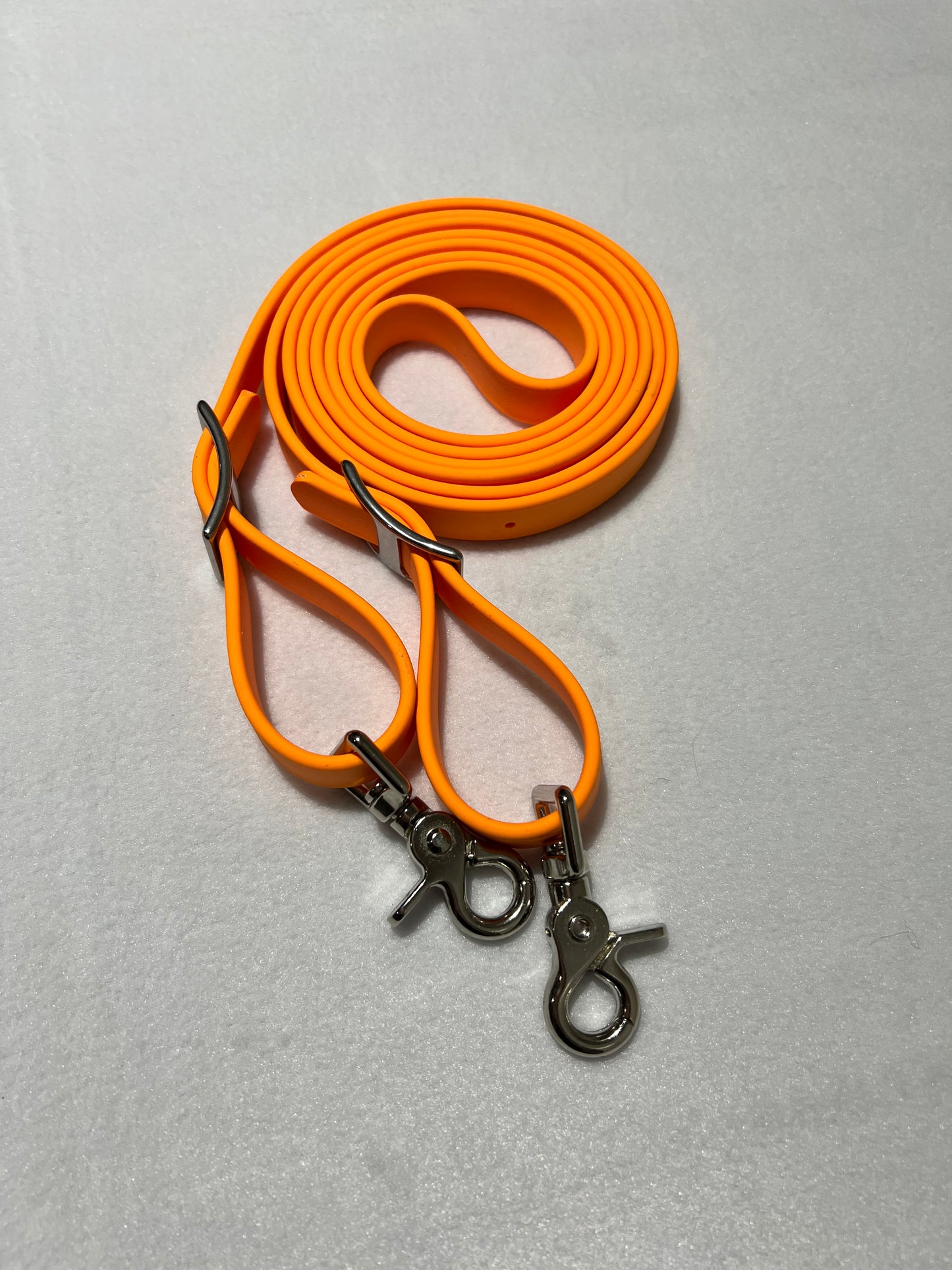Rêne attachée en BioThane 3/4” *Fabriquée sur commande*