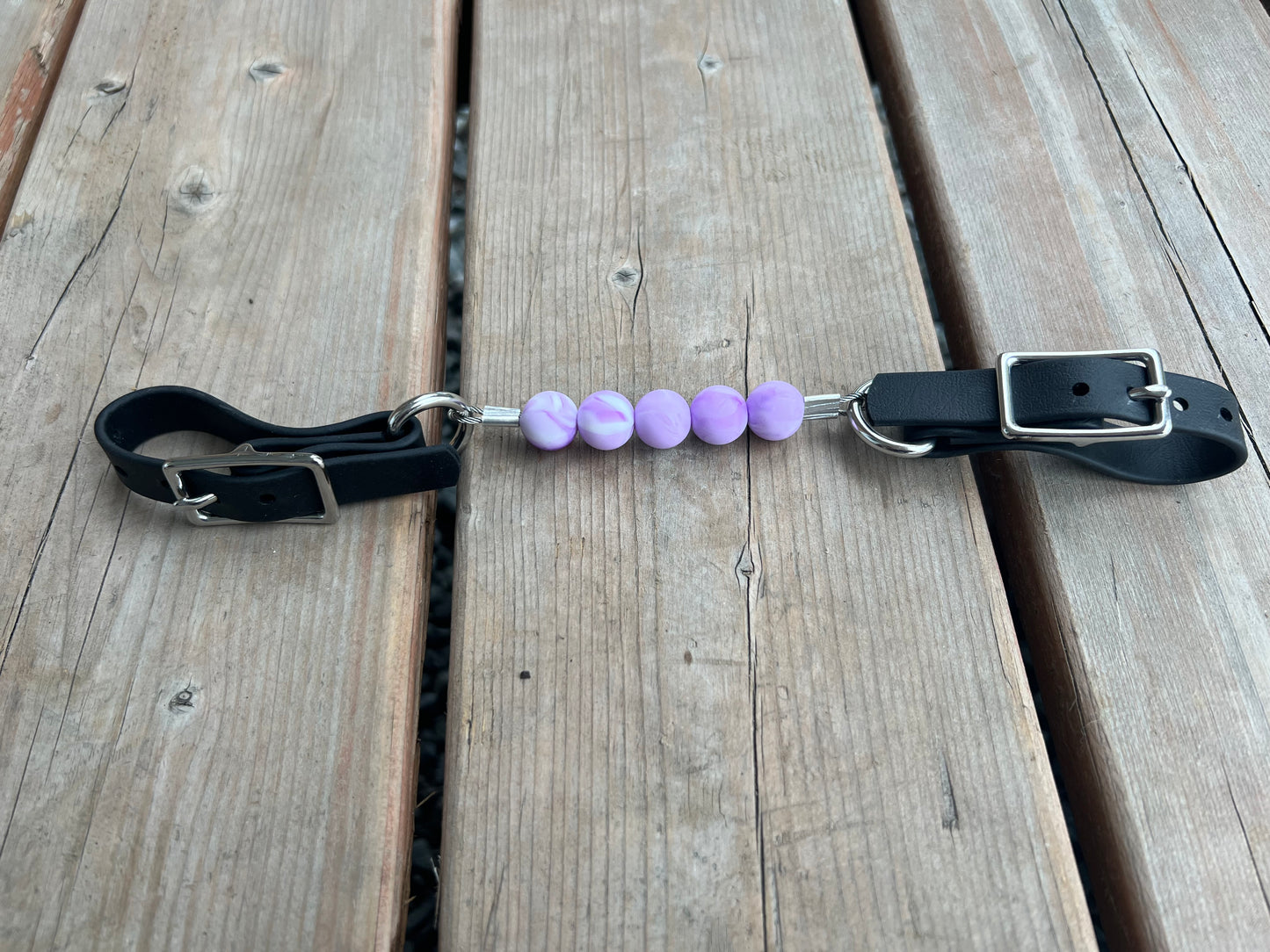 Beaded Silicone Curb Strap with BioThane