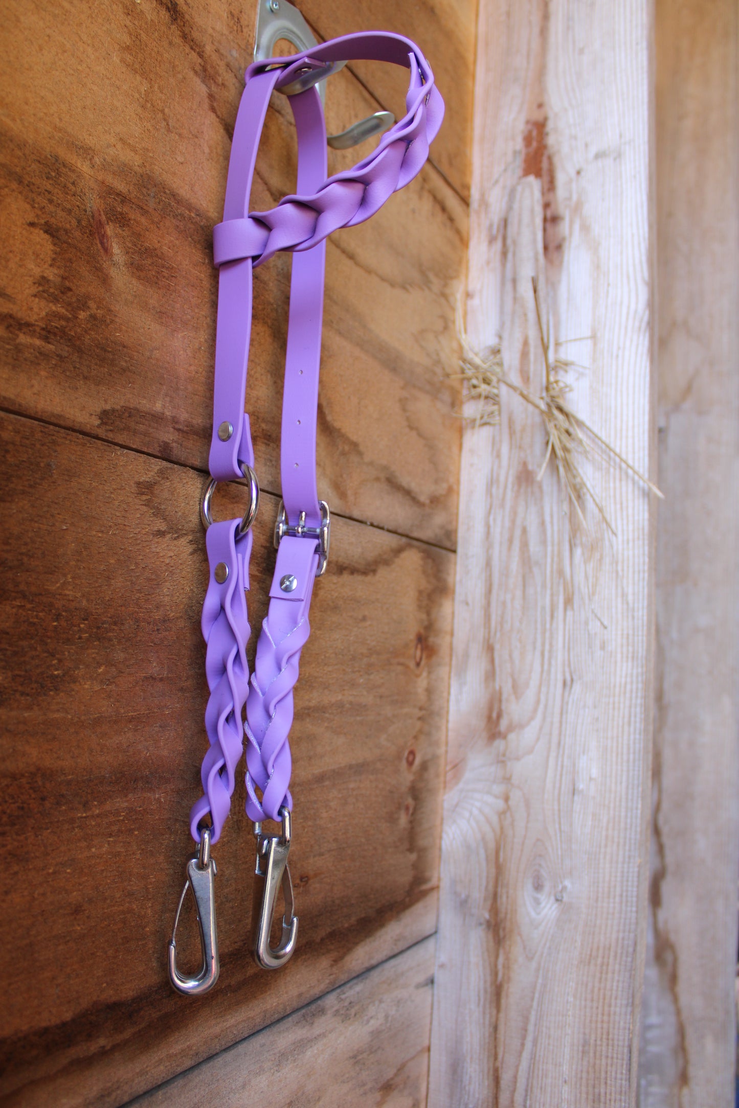 One-Ear Fully Braided BioThane Headstall – MaRivale Standard *Made to Order*