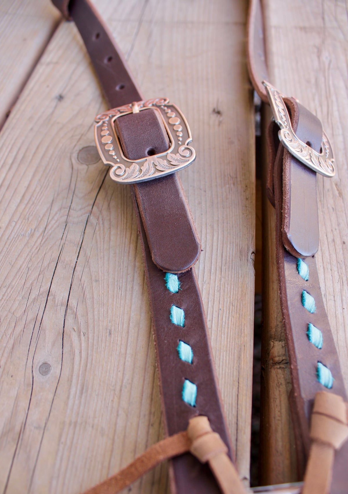 Dark Brown Leather Headstall #3