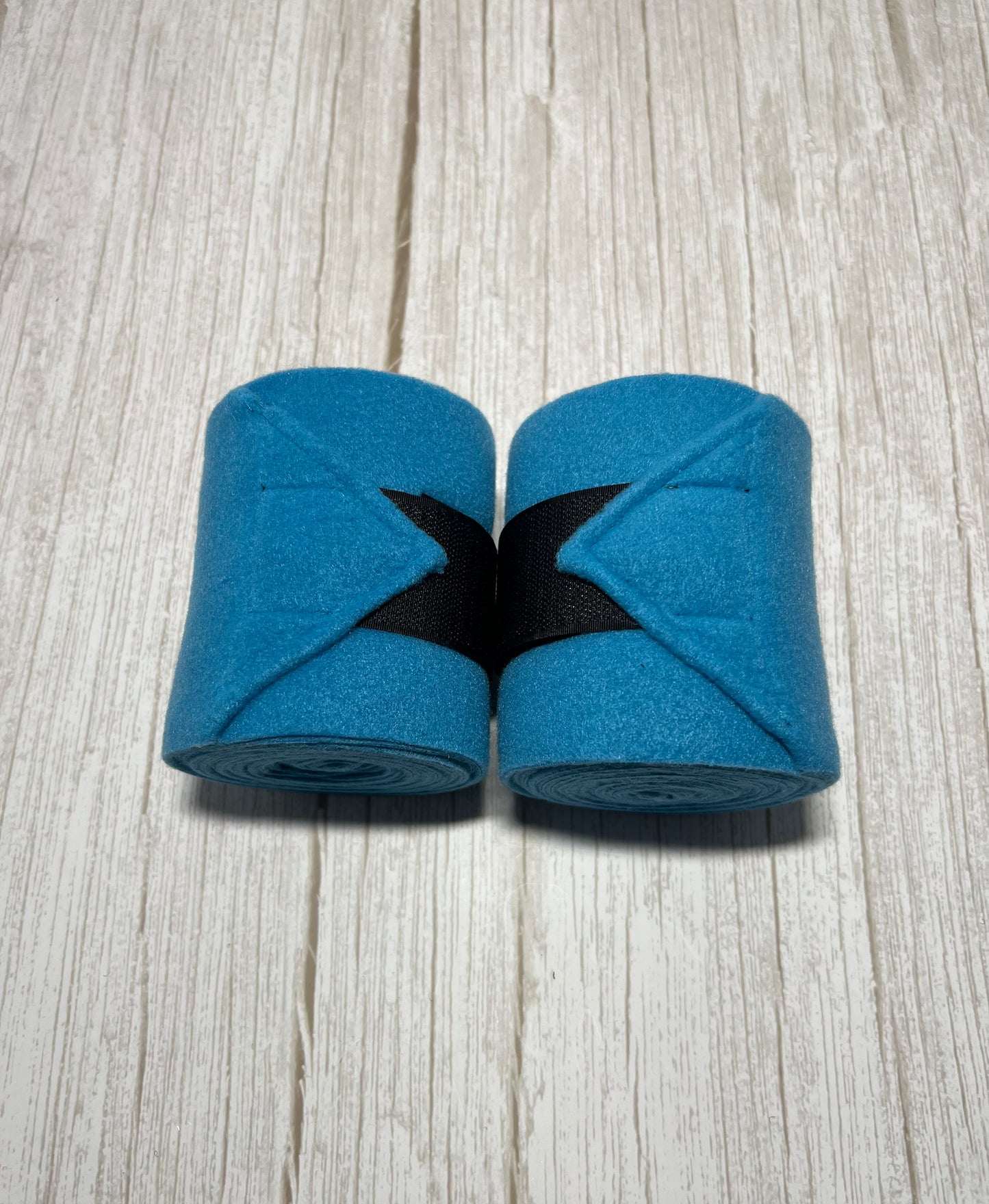 Set of 2 Horse Polo Wraps - Azure Blue