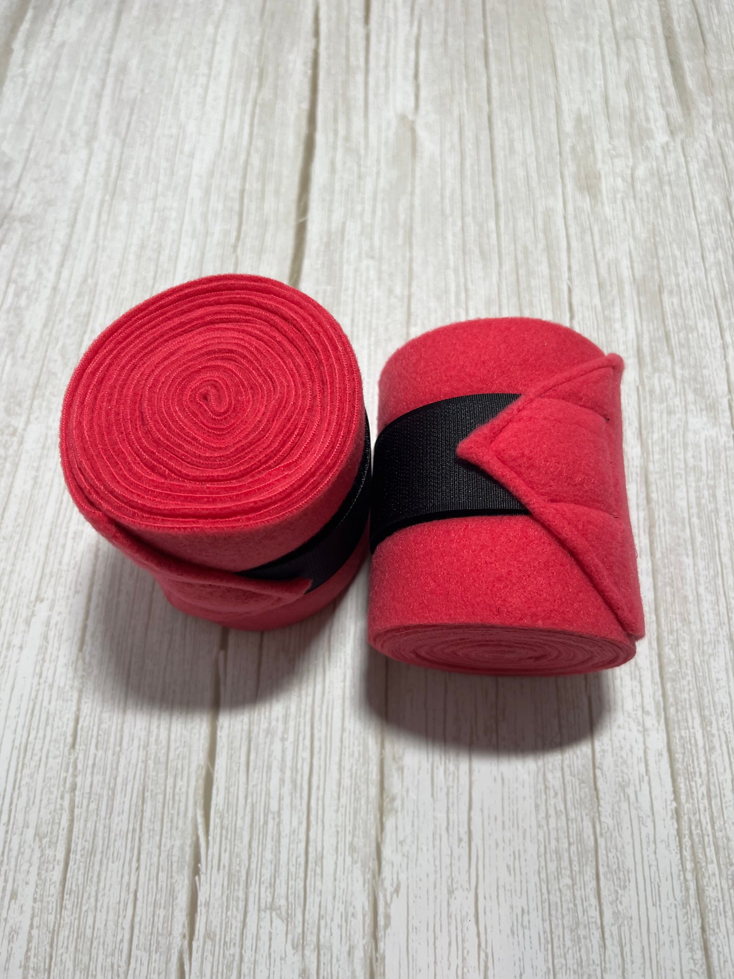 Set of 2 Horse Polo Wraps - Hot Pink