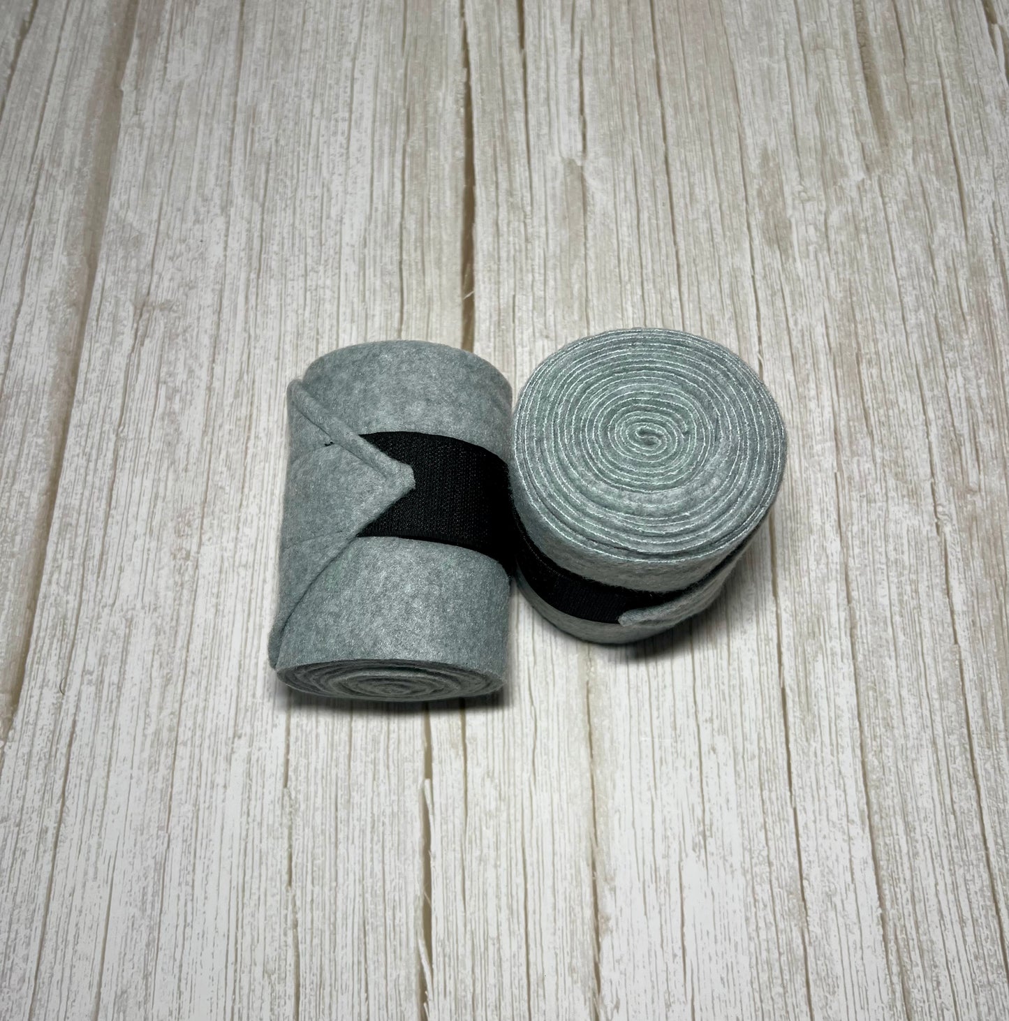 Set of 2 Horse Polo Wraps - Sweater Grey
